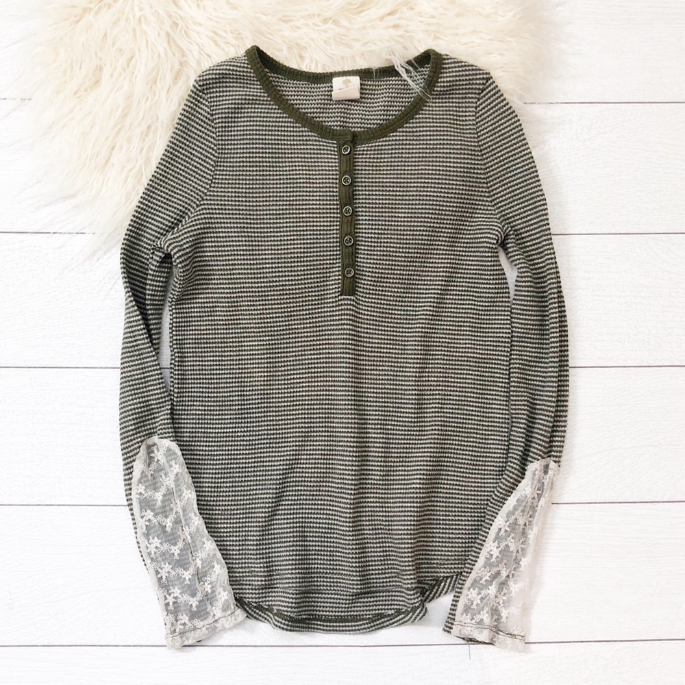 Tucker + Tate | Girls Stripe Thermal Top